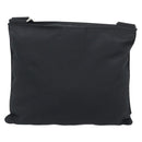 PRADA Shoulder Bag Nylon Black Silver Auth 196155A-2