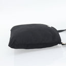 PRADA Shoulder Bag Nylon Black Silver Auth 196155A-4