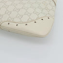 GUCCI GuccissimaGG Shoulder Bag Leather Ivory Gold Tone 145778 Auth 196158A-10