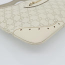 GUCCI GuccissimaGG Shoulder Bag Leather Ivory Gold Tone 145778 Auth 196158A-11