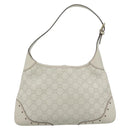 GUCCI GuccissimaGG Shoulder Bag Leather Ivory Gold Tone 145778 Auth 196158A-3