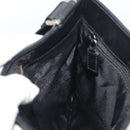 GUCCI GG Canvas Shoulder Bag Black Silver 019.0348 Auth 196159-18