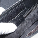 GUCCI GG Canvas Shoulder Bag Black Silver 019.0348 Auth 196159-23