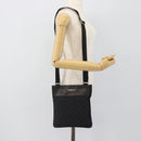 GUCCI GG Canvas Shoulder Bag Black Silver 019.0348 Auth 196159-24