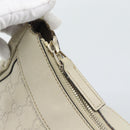 GUCCI GuccissimaGG Abbey Shoulder Bag Leather Ivory Gold 190525 Auth 196160A-14
