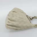 GUCCI GuccissimaGG Abbey Shoulder Bag Leather Ivory Gold 190525 Auth 196160A-5