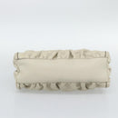 GUCCI GuccissimaGG Abbey Shoulder Bag Leather Ivory Gold 190525 Auth 196160A-9