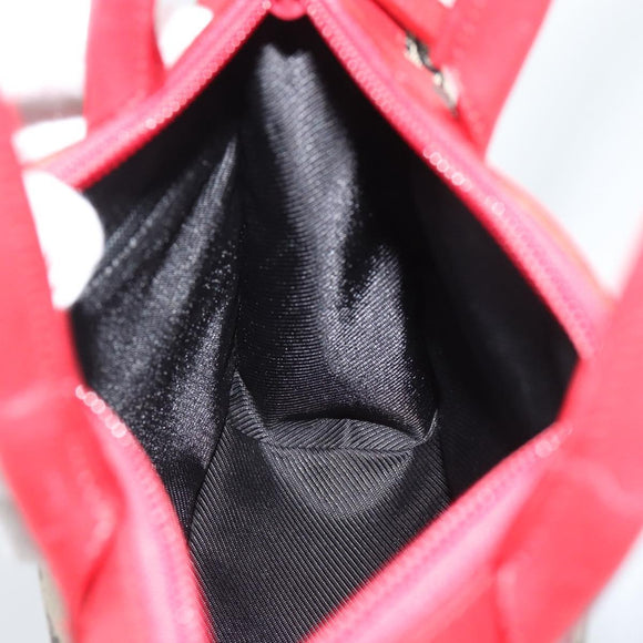 GUCCI GG Canvas Hand Bag Black Red 000.0856 Auth 196161A