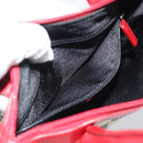 GUCCI GG Canvas Hand Bag Black Red 000.0856 Auth 196161A-21