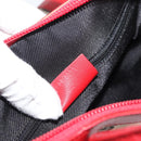 GUCCI GG Canvas Hand Bag Black Red 000.0856 Auth 196161A-12