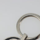 GUCCI Interlocking G Key Ring Metal Silver Auth 196162A-11