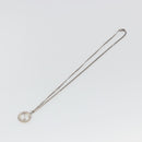 GUCCI Interlocking G Necklace Ag925 Silver Auth 196163A-2