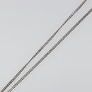 GUCCI Interlocking G Necklace Ag925 Silver Auth 196163A-5