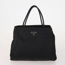 PRADA Shoulder Bag Nylon 4 Set Brown Black Auth 196164-10