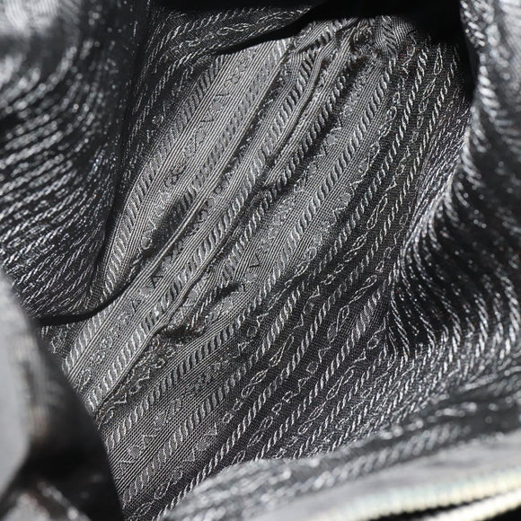 PRADA Shoulder Bag Nylon 4 Set Brown Black Auth 196164