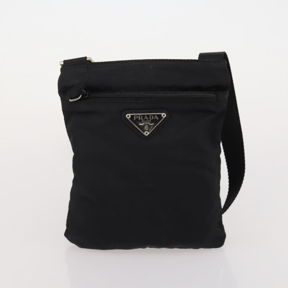 PRADA Shoulder Bag Nylon 4 Set Brown Black Auth 196164