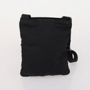 PRADA Shoulder Bag Nylon 4 Set Brown Black Auth 196164-24
