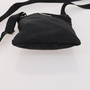 PRADA Shoulder Bag Nylon 4 Set Brown Black Auth 196164-27