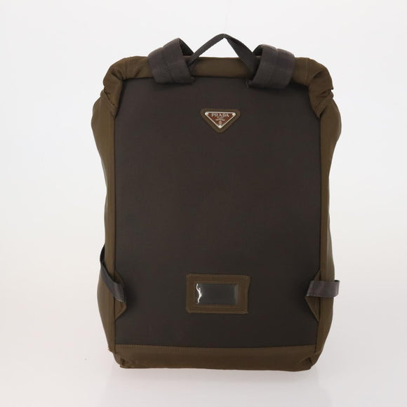 PRADA Shoulder Bag Nylon 4 Set Brown Black Auth 196164