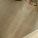 GUCCI GG Canvas GG Supreme Web Sherry Line Hand Bag PVC 3 Set Beige Auth 196165-16