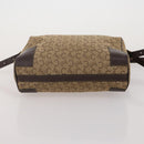 CELINE Macadam Canvas Shoulder Bag PVC Leather 3 Set Brown Beige Auth 196166-15