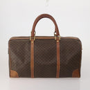CELINE Macadam Canvas Shoulder Bag PVC Leather 3 Set Brown Beige Auth 196166-3