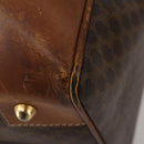 CELINE Macadam Canvas Shoulder Bag PVC Leather 3 Set Brown Beige Auth 196166-8