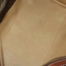 CELINE Macadam Canvas Shoulder Bag PVC Leather 3 Set Brown Beige Auth 196166-9