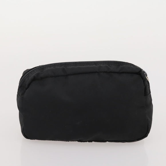 PRADA Pouch Nylon 2 Set Black Auth 196167
