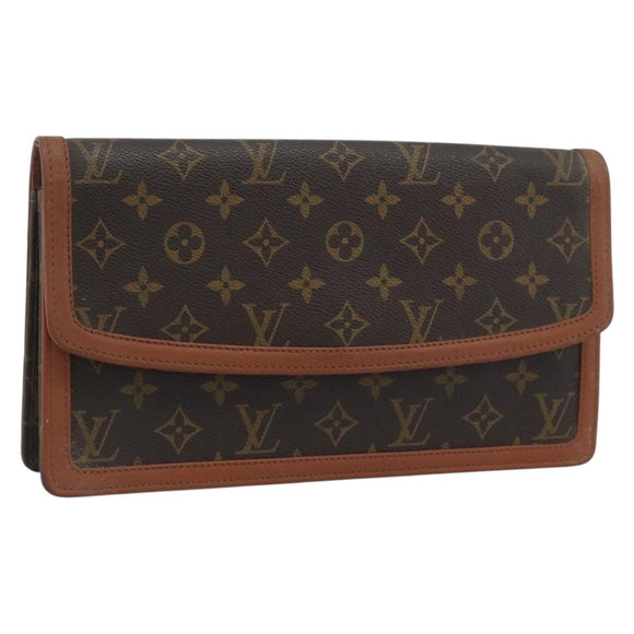 LOUIS VUITTON Monogram Pochette Dam Clutch Bag M51810 LV Auth 196174