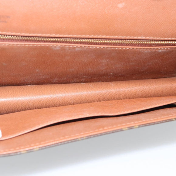 LOUIS VUITTON Monogram Pochette Dam Clutch Bag M51810 LV Auth 196174