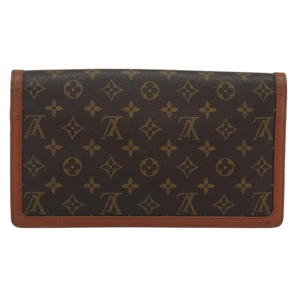 LOUIS VUITTON Monogram Pochette Dam Clutch Bag M51810 LV Auth 196174