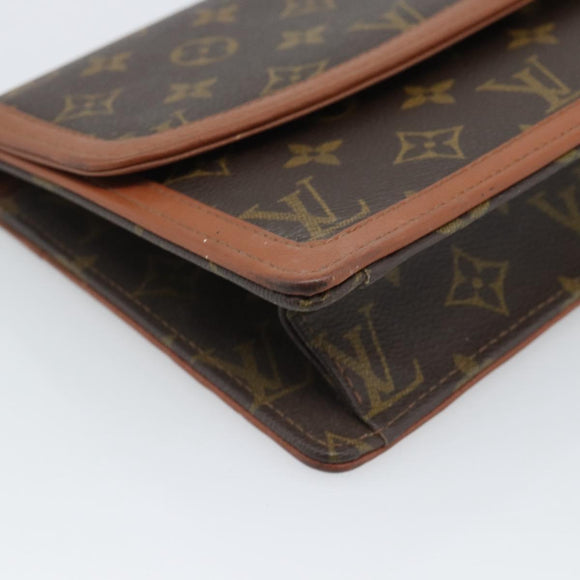 LOUIS VUITTON Monogram Pochette Dam Clutch Bag M51810 LV Auth 196174