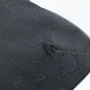 GUCCI GG Canvas Shoulder Bag Black Silver 189749 Auth 196176-14