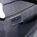 GUCCI GG Canvas Shoulder Bag Black Silver 189749 Auth 196176-17