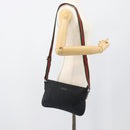GUCCI GG Canvas Shoulder Bag Black Silver 189749 Auth 196176-24