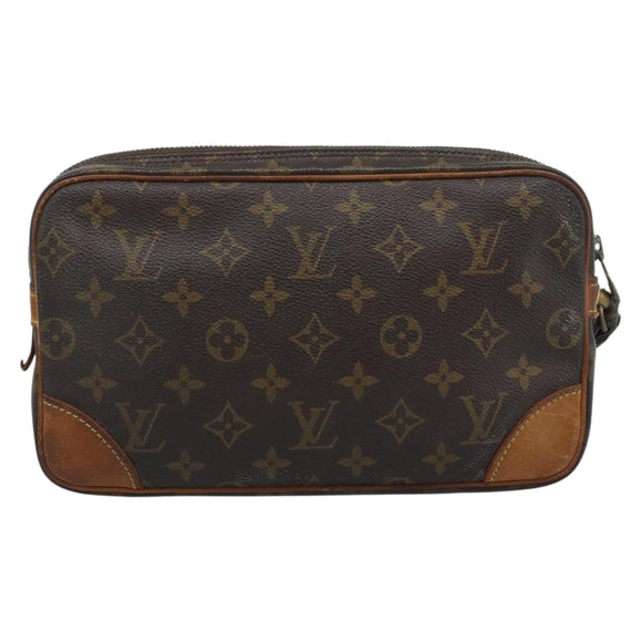 LOUIS VUITTON Monogram Marly Dragonne GM Clutch Bag M51825 LV Auth 196178