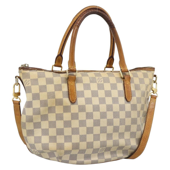 LOUIS VUITTON Damier Azur Riviera PM Tote Bag N48250 LV Auth 196179