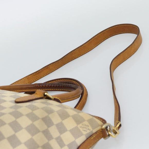 LOUIS VUITTON Damier Azur Riviera PM Tote Bag N48250 LV Auth 196179