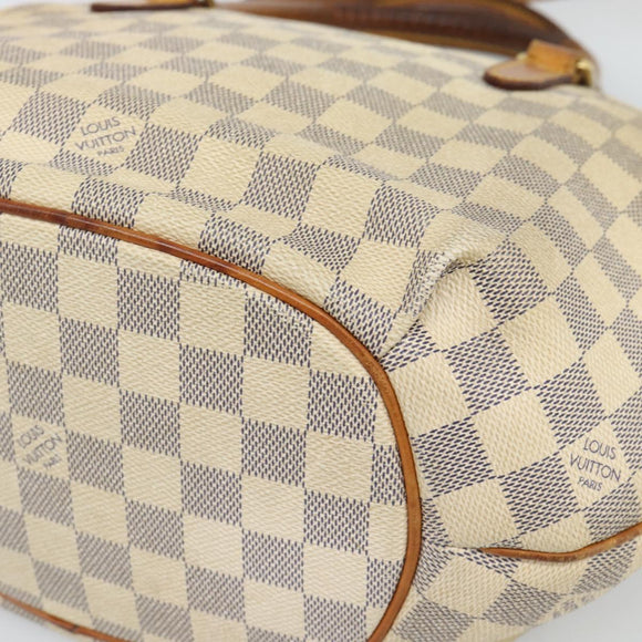 LOUIS VUITTON Damier Azur Riviera PM Tote Bag N48250 LV Auth 196179