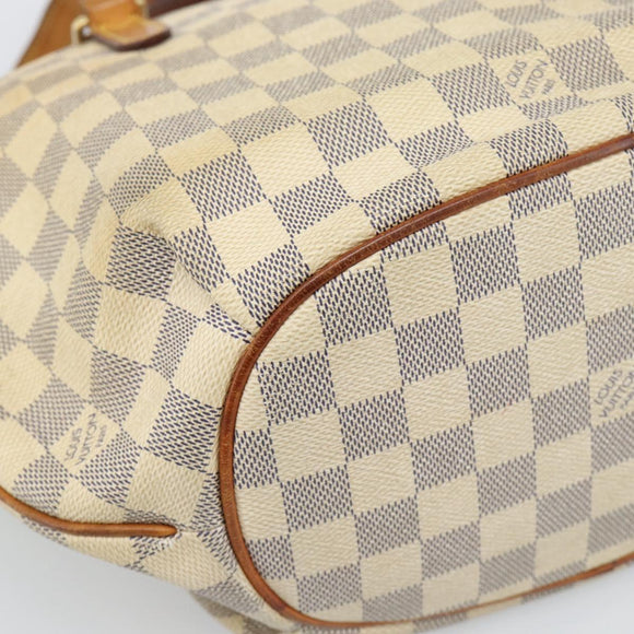 LOUIS VUITTON Damier Azur Riviera PM Tote Bag N48250 LV Auth 196179