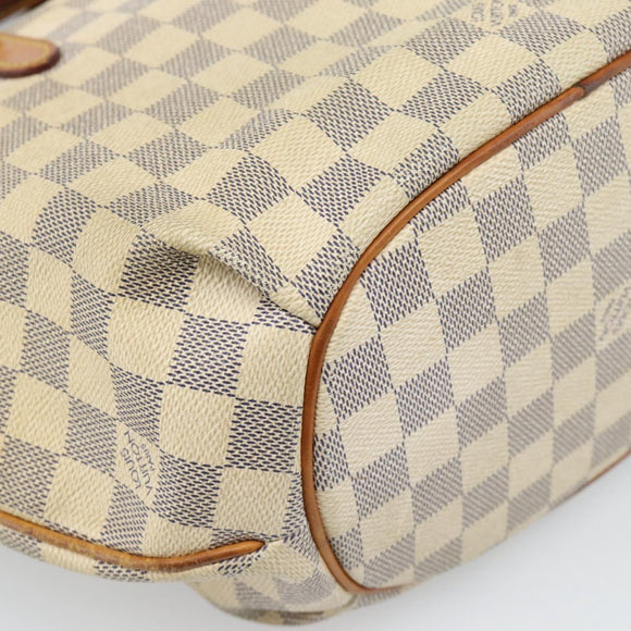 LOUIS VUITTON Damier Azur Riviera PM Tote Bag N48250 LV Auth 196179