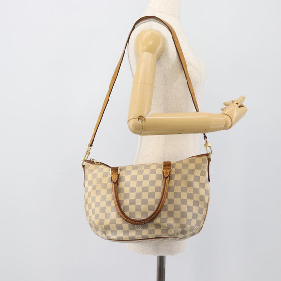 LOUIS VUITTON Damier Azur Riviera PM Tote Bag N48250 LV Auth 196179