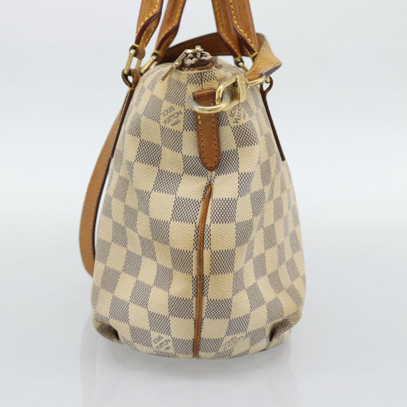 LOUIS VUITTON Damier Azur Riviera PM Tote Bag N48250 LV Auth 196179