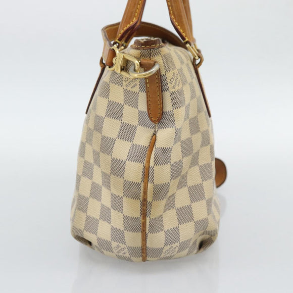 LOUIS VUITTON Damier Azur Riviera PM Tote Bag N48250 LV Auth 196179