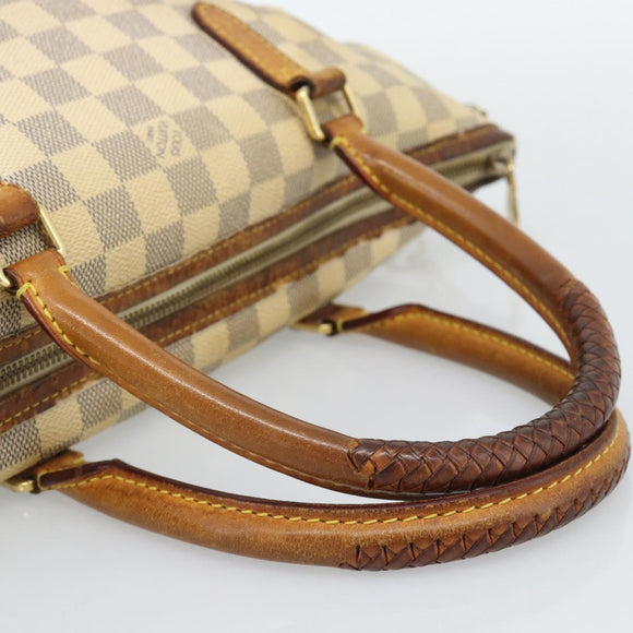 LOUIS VUITTON Damier Azur Riviera PM Tote Bag N48250 LV Auth 196179
