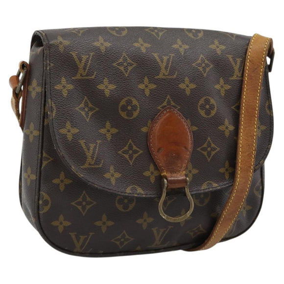 LOUIS VUITTON Monogram Saint Cloud GM Shoulder Bag M51242 LV Auth 196181