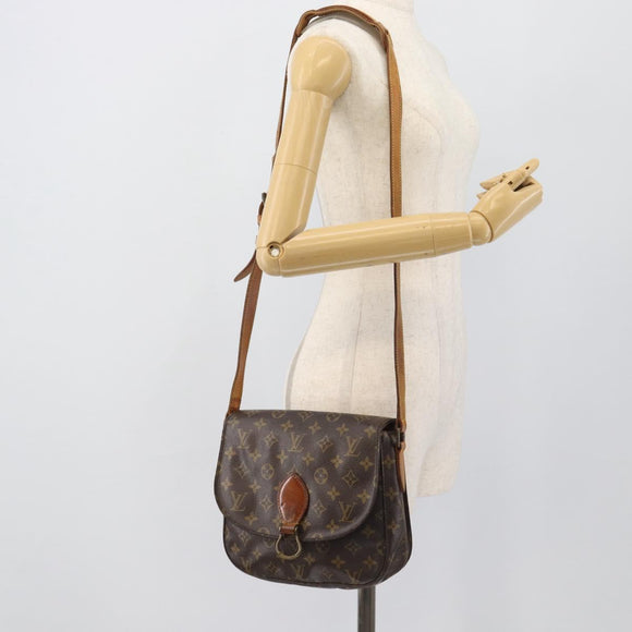 LOUIS VUITTON Monogram Saint Cloud GM Shoulder Bag M51242 LV Auth 196181