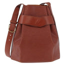 LOUIS VUITTON Epi Sac de Paul PM Shoulder Bag Brown M80203 LV Auth 196182-13