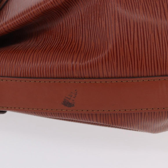 LOUIS VUITTON Epi Sac de Paul PM Shoulder Bag Brown M80203 LV Auth 196182